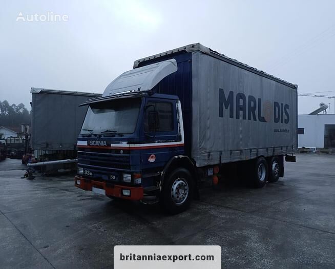 Scania P 93M 250 | 6X2 | Manual injector pump | curtainsider truck