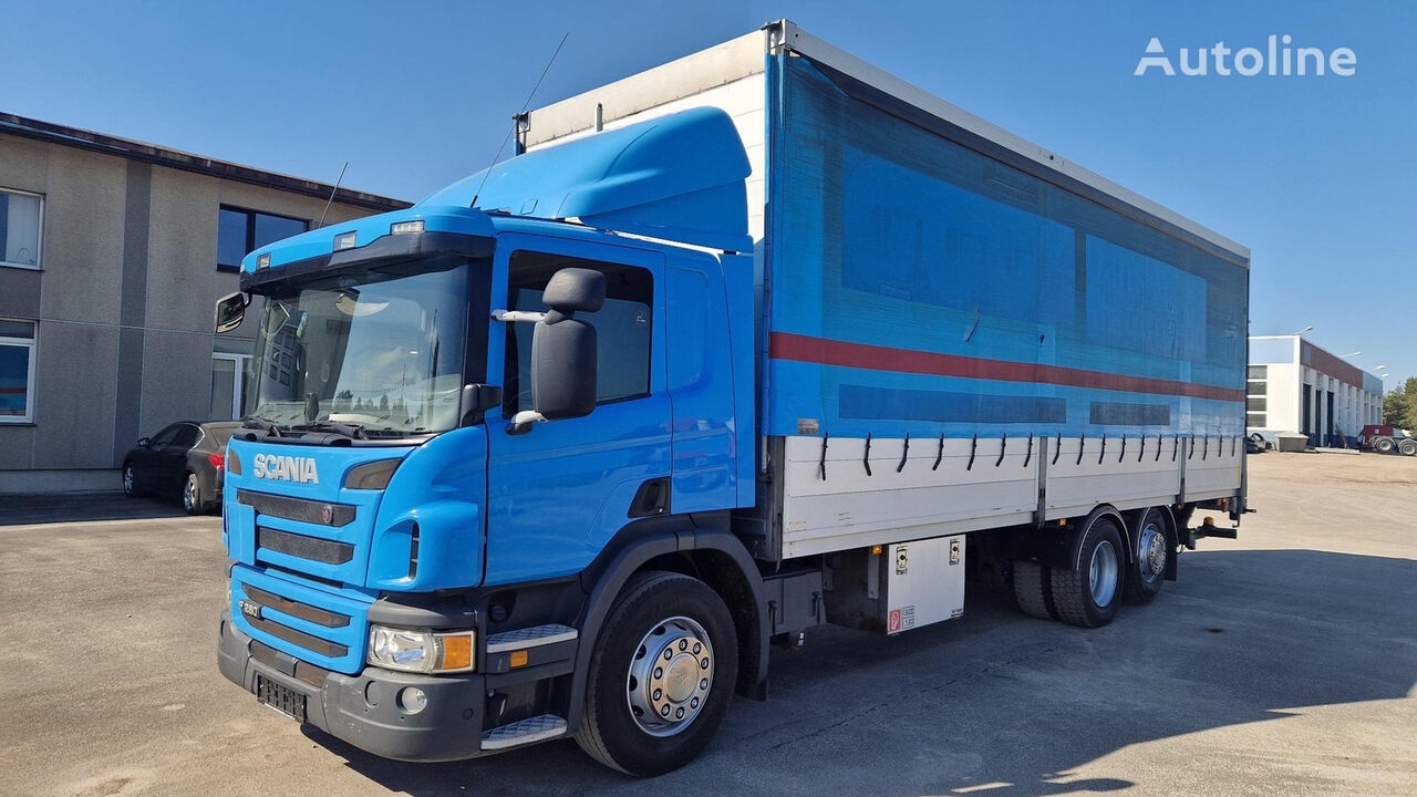 грузовик штора Scania P280 6X2*4