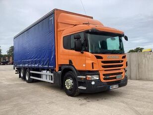 Scania P320 6x2 Rearlift Curtainsider lastbil glidende gardiner