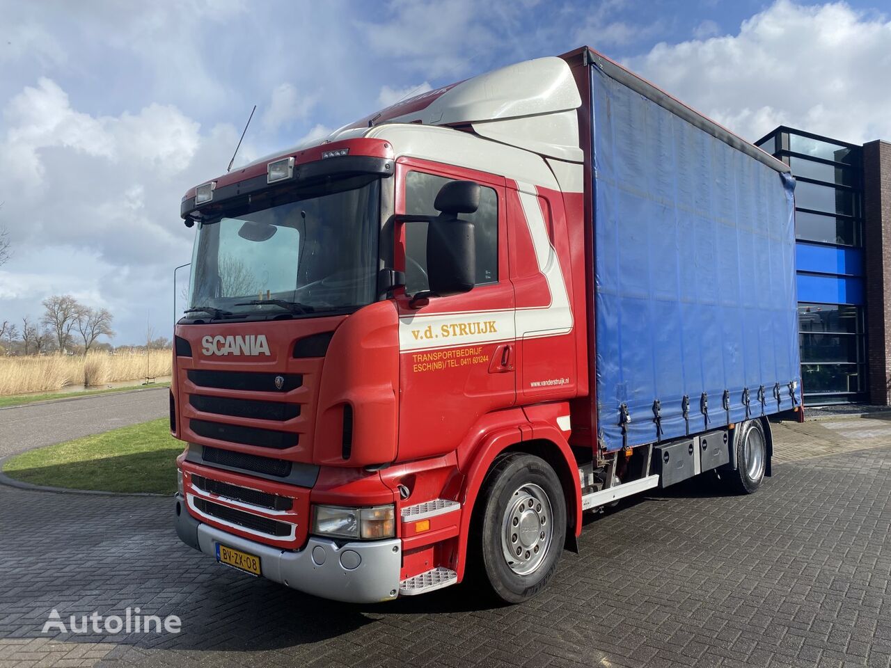 Scania R 480 B 4X2 curtainsider truck