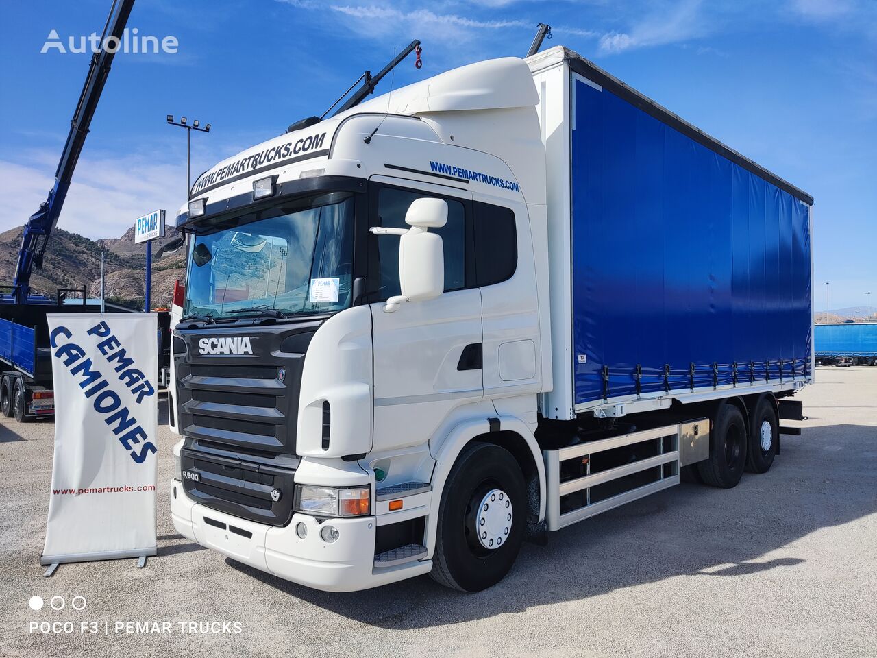 Scania R 500 6X2 TAUTLINER CAJA INTERCAMBIABLE EURO 5 kamion sa klizna zavesa cerada