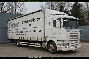 Scania R310 LB, 22 PALLETS, TAIL LIFT DHOLLANDIA kravas automašīna ar aizkariem