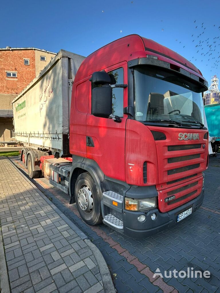 camion cu prelata culisanta Scania R420