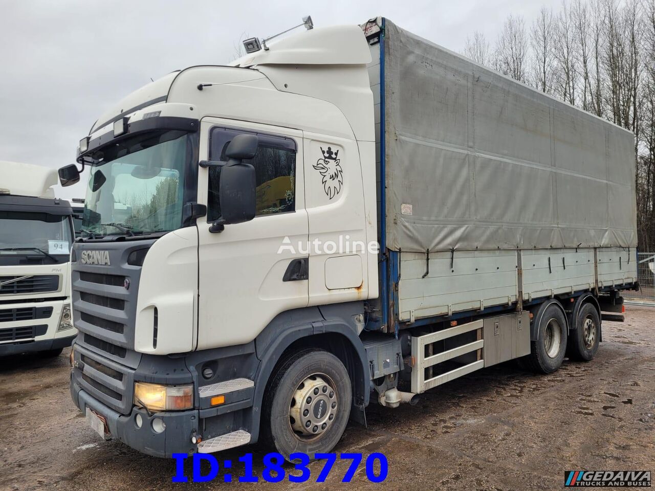 грузовик штора Scania R420 6x2 Manual