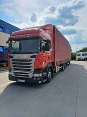 plachtové vozidlo Scania R440H EEV ADR AT + shrnovací plachtovy prives