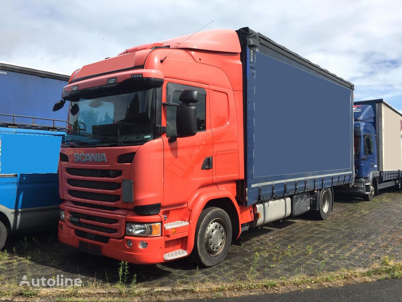 camião com lona deslizante Scania R450