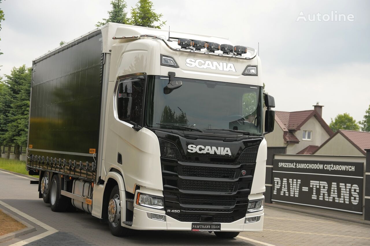 شاحنة ذات أغطية جانبية Scania R450