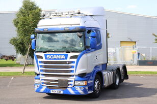 грузовик штора Scania R450 HIGHLINE 6X2 REARLIFT TRACTOR (2014)