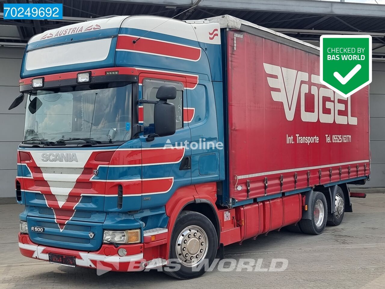 грузовик штора Scania R500 6X2 Liftachse Hubdach Xenon Retarder Euro 5