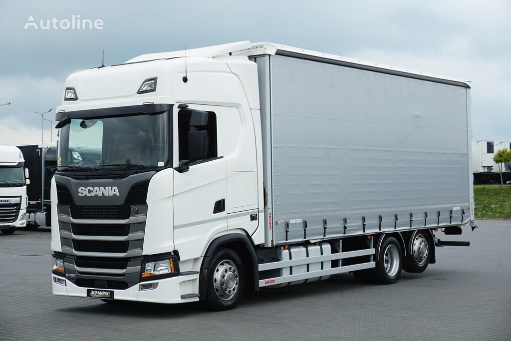 грузовик штора Scania S 450 / ACC / EURO 6 / FIRANKA / 19 PALET / RETARDER