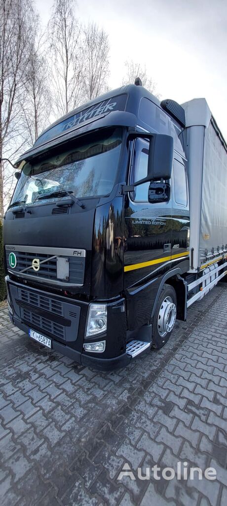 camion rideaux coulissants Volvo FH 13  460 + remorque rideaux coulissants
