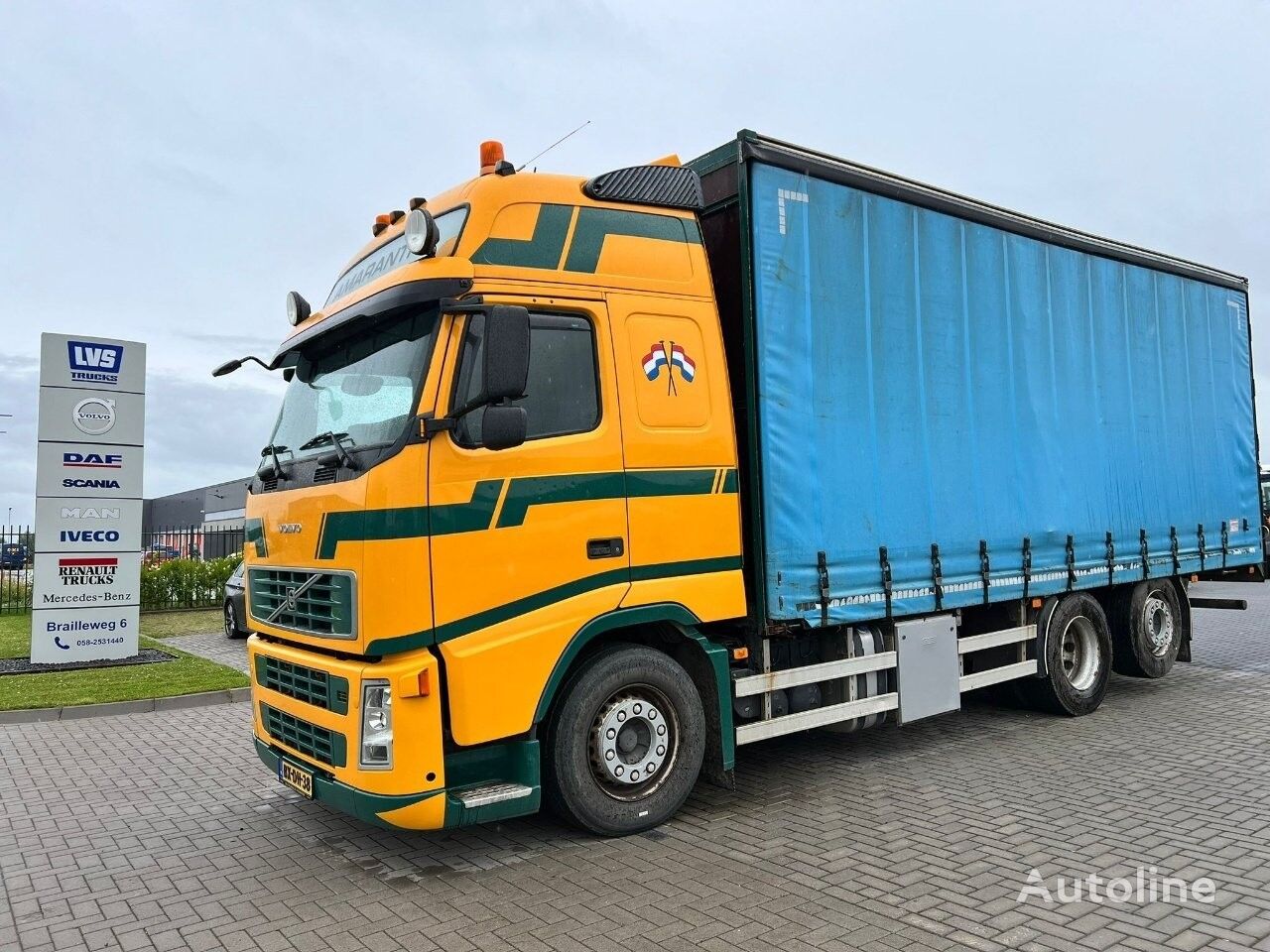 Volvo FH 440 6x2 bakwagen 6x2 / Globetrotter XL / Schuifzeilen bak kamion sa klizna zavesa cerada