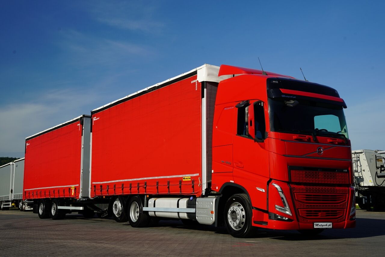 Грузовик штора Volvo FH 460 + прицеп штора - Autoline