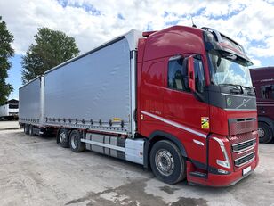 Volvo FH 460  schuifzeilen vrachtwagen + schuifzeil aanhanger