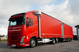 Volvo FH 460 curtainsider truck + curtain side trailer