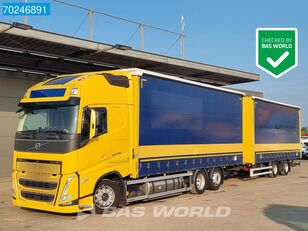 Volvo FH 460 6X2 LNG combi ACC Navi Standklima Liftachse LED EURO 6 kravas automašīna ar aizkariem