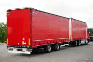 Volvo FH 460 / ZESTAW TANDEM / 120 M3 / PRZEJAZDOWY / I-SAVE / I-PARK  f&uuml;gg&ouml;nyponyv&aacute;s teherg&eacute;pkocsi + f&uuml;gg&ouml;nyponyv&aacute;s p&oacute;tkocsi