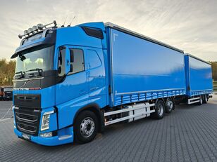 грузовик штора Volvo FH4 500 KM / EURO 6 / ZESTAW PRZESTRZENNY / KLIMA POSTOJOWA / TA + прицеп штора