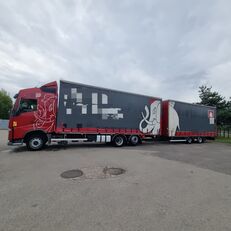 tovornjak s pomične zavese Volvo FH500 from France + prikolica s pomičnim zavese