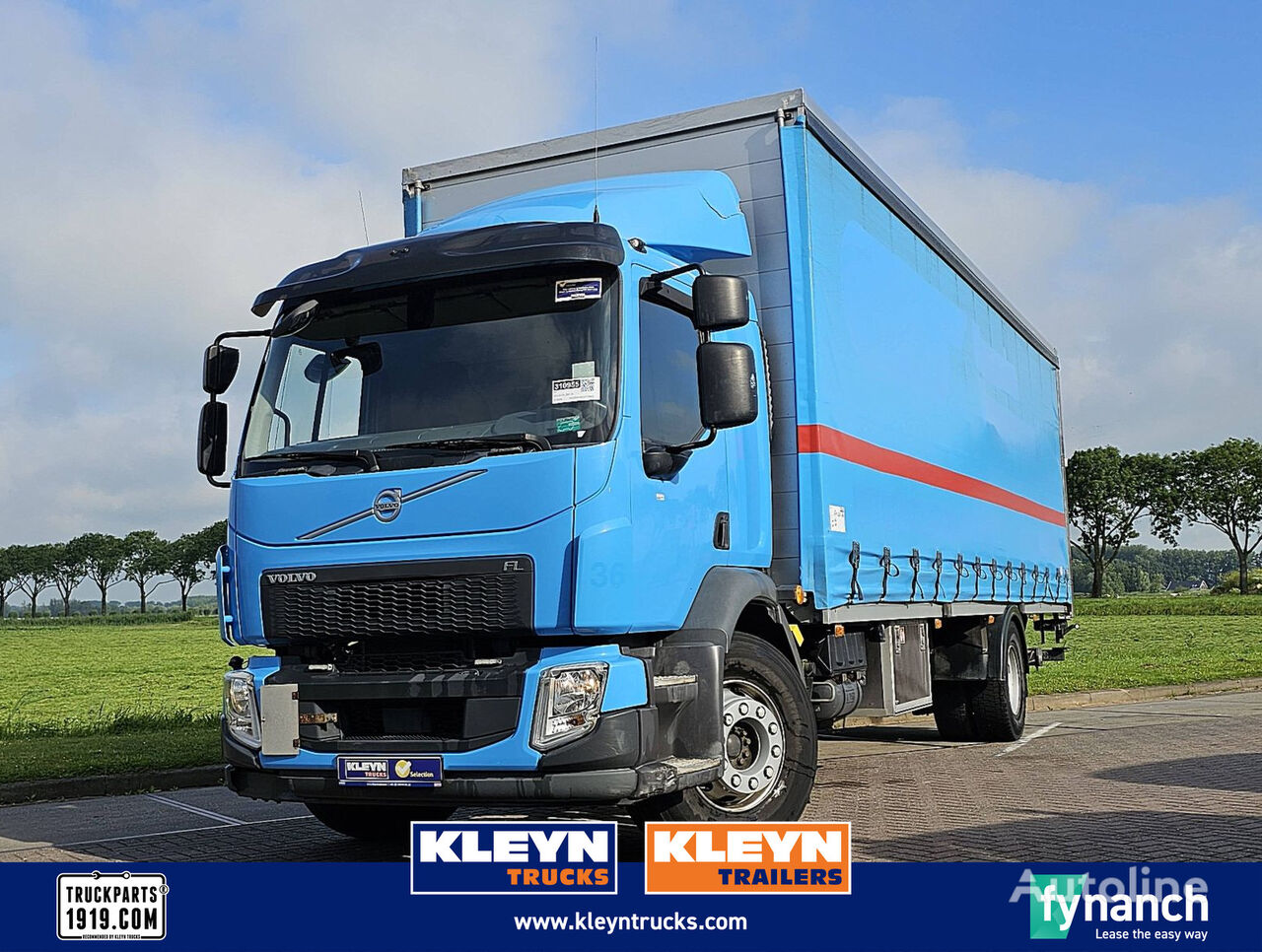 Volvo FL 280.18 21 pallets 104tkm curtainsider truck