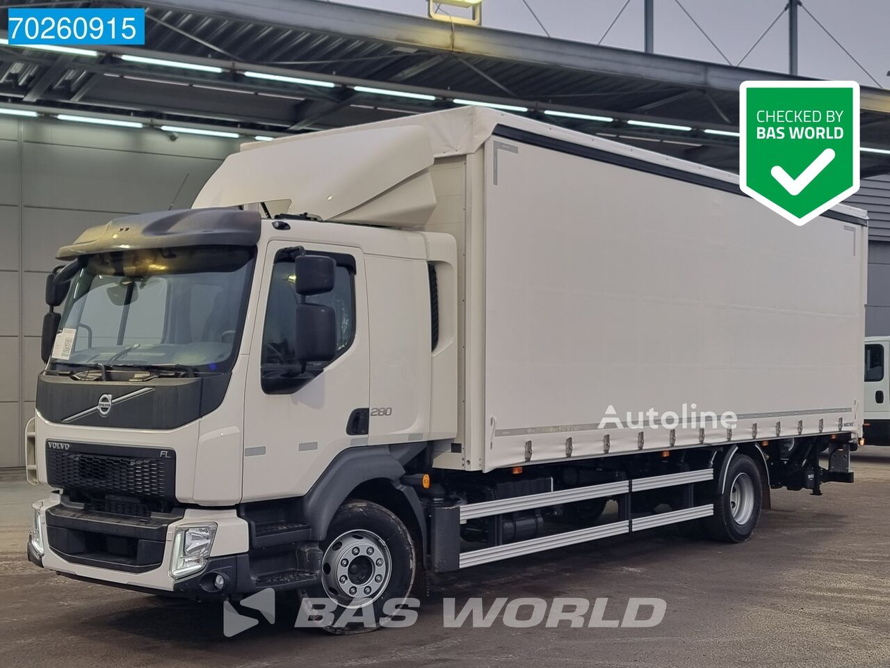 Volvo FL 280 4X2 NEW! 2024 registration 16tons 2000kg Ladebordwand Eur camión con lona corredera nuevo