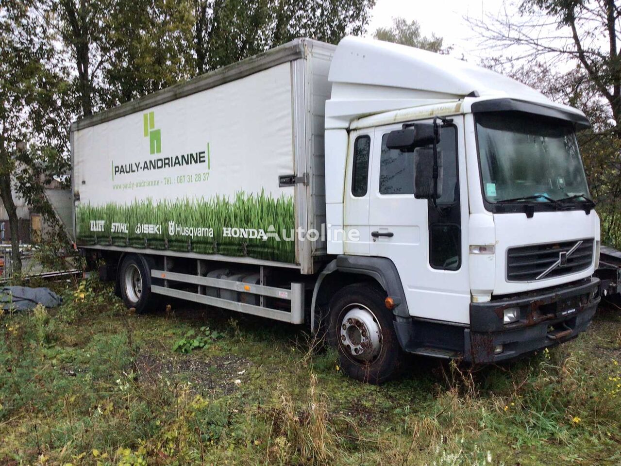 camion rideaux coulissants Volvo FL6H-250