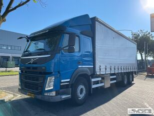 камион со завеса Volvo FM 340 Steel/Air - NL Truck - Sleep cabin