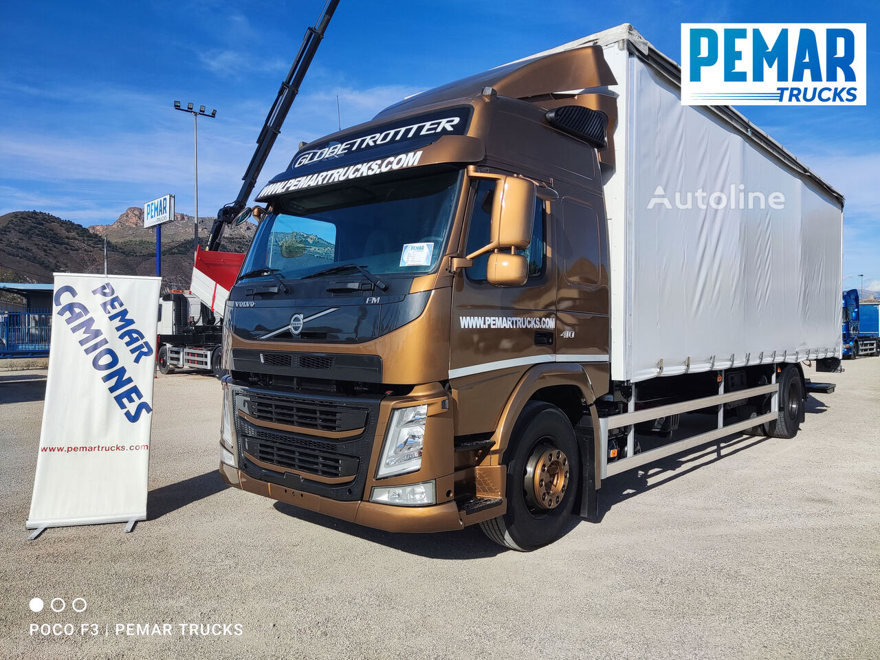 Volvo FM 410 TAUTLINER 18T 4X2 EURO 6 kravas automašīna ar aizkariem