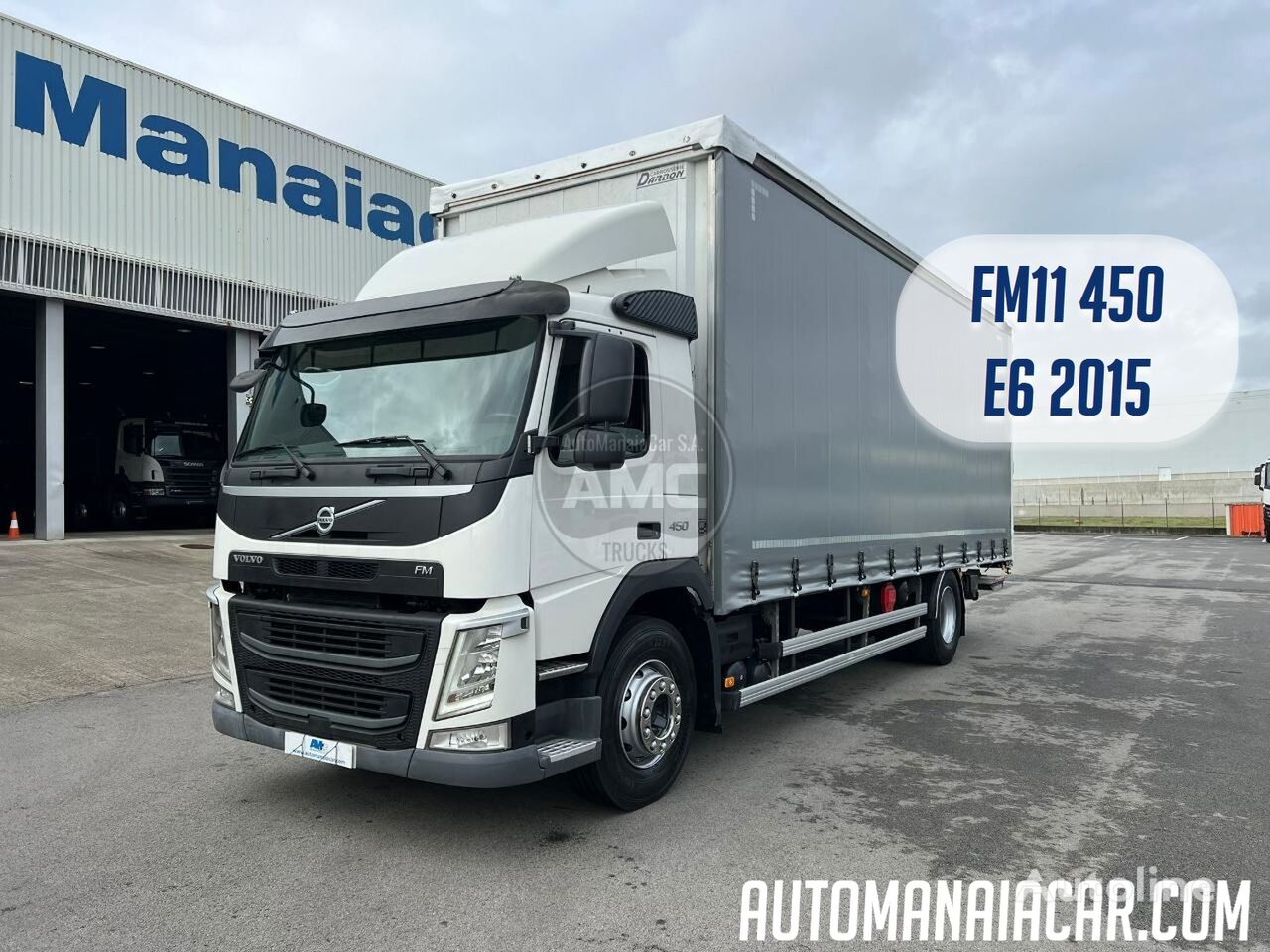 کامیون چادری Volvo FM11 450 EURO6 4X2 CORTINAS 2015