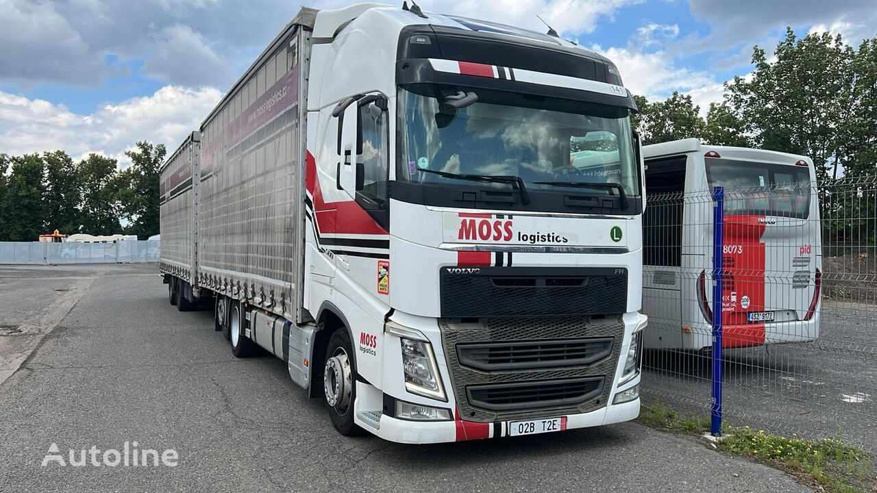 Volvo Fh 500 Schiebeplanen-LKW + Schiebeplanenanhänger