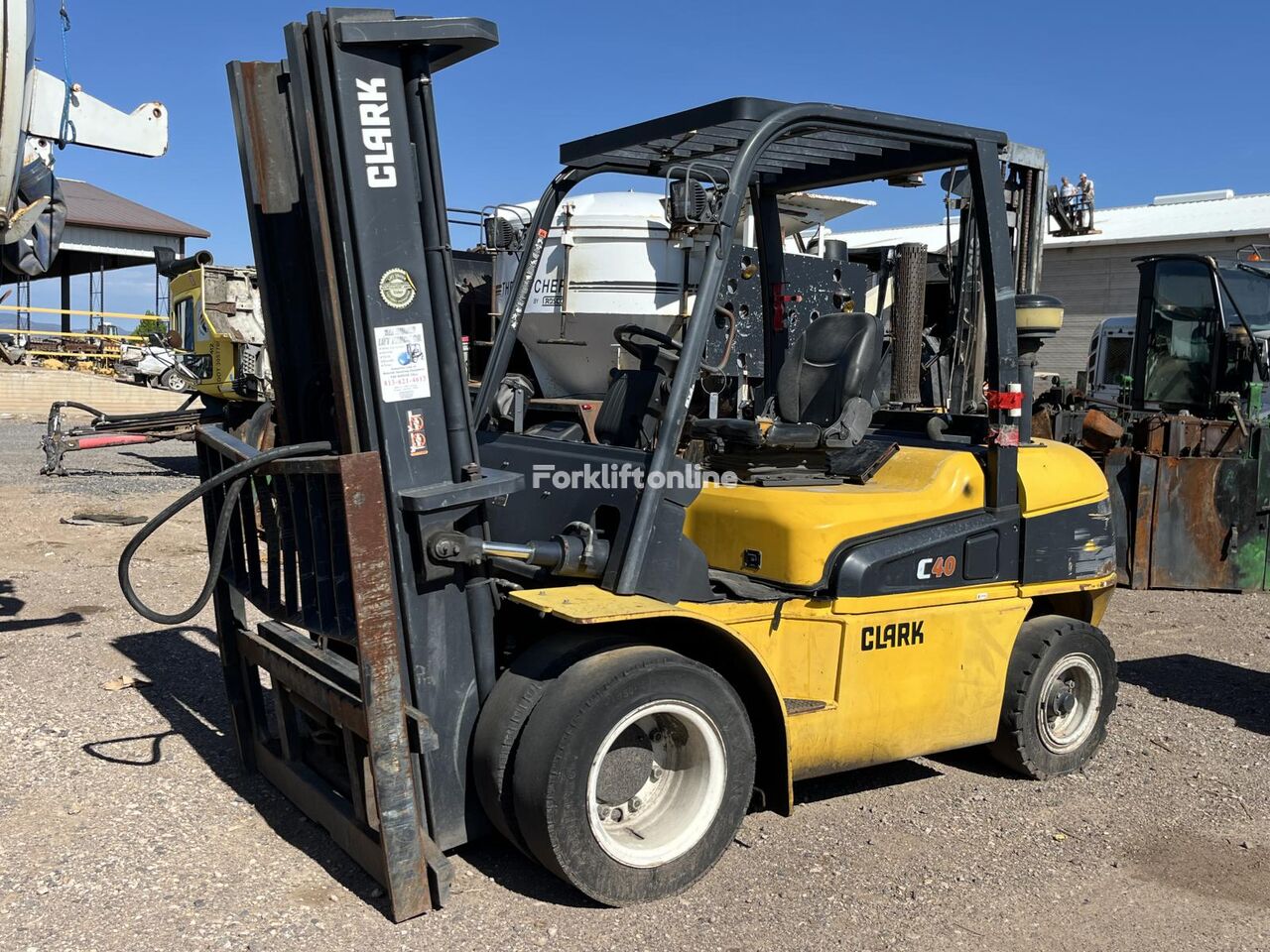 Clark C40D diesel forklift