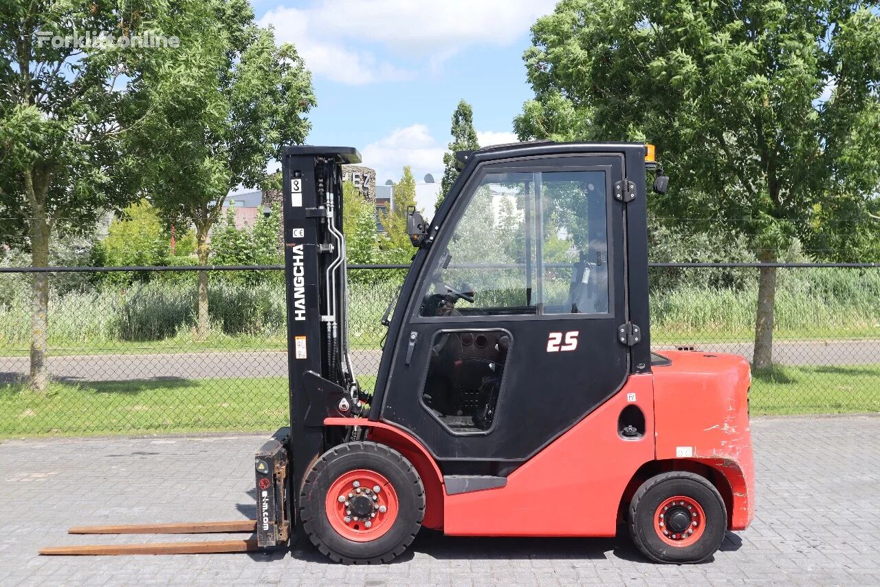 carrello elevatore diesel Hangcha CPCD25 | 2.5 TON | 4.7 M HEIGHT | TRIPLEX | SIDE SHIFT