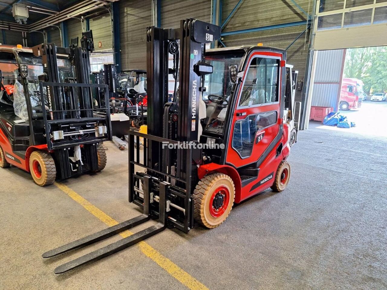 Hangcha XF25G-2 diesel gaffeltruck til salg | Forkliftonline DK Hangcha XF25G-2 diesel gaffeltruck - Forkliftonline