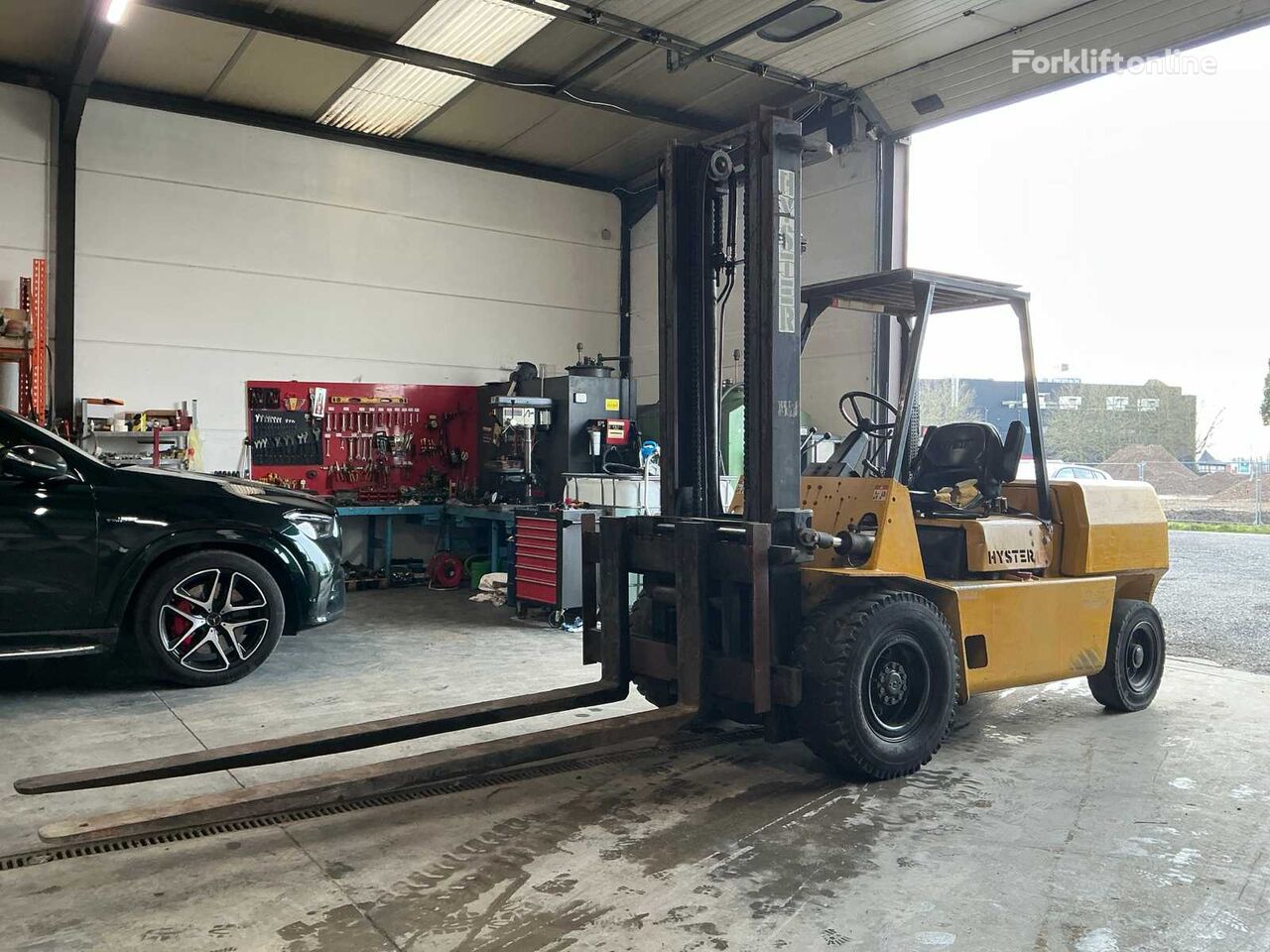 chariot élévateur diesel Hyster 400