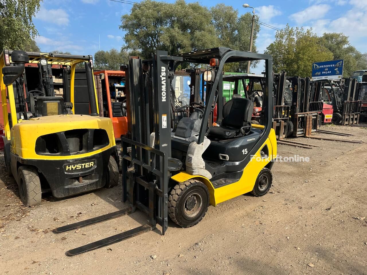 بيع رافعة شوكية ديزل Komatsu FD15T-21 | Forkliftonline AE رافعة شوكية ديزل Komatsu FD15T-21 - Forkliftonline