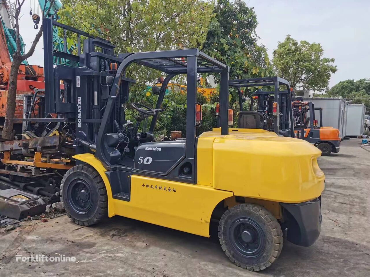 empilhador diesel Komatsu Used FD50AT-10 Diesel Forklift*