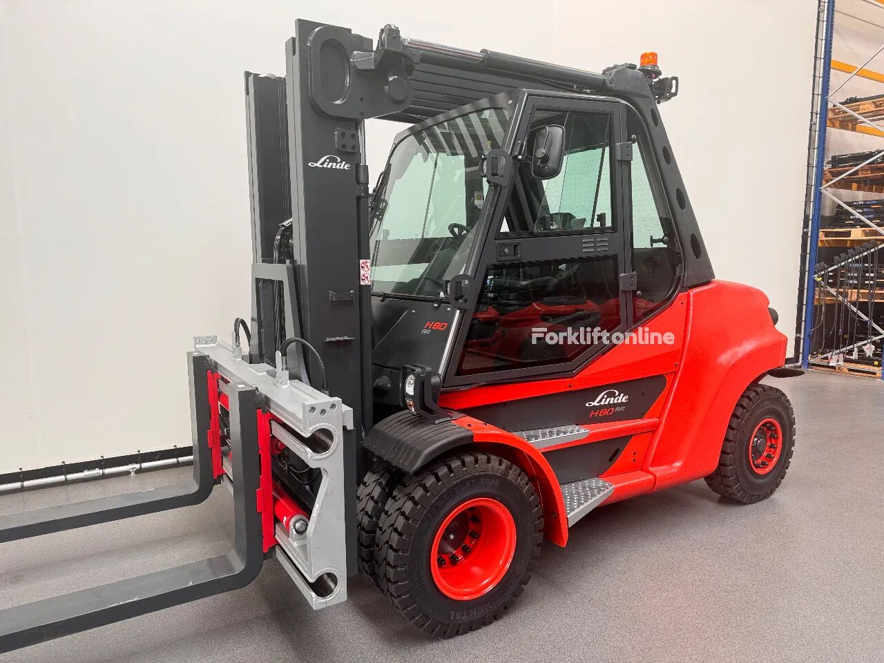 Linde 396-03 H 80 D-03/900 diesel heftruck te koop | Forkliftonline BE Nieuw Linde 396-03 H 80 D-03/900 diesel heftruck - Forkliftonline