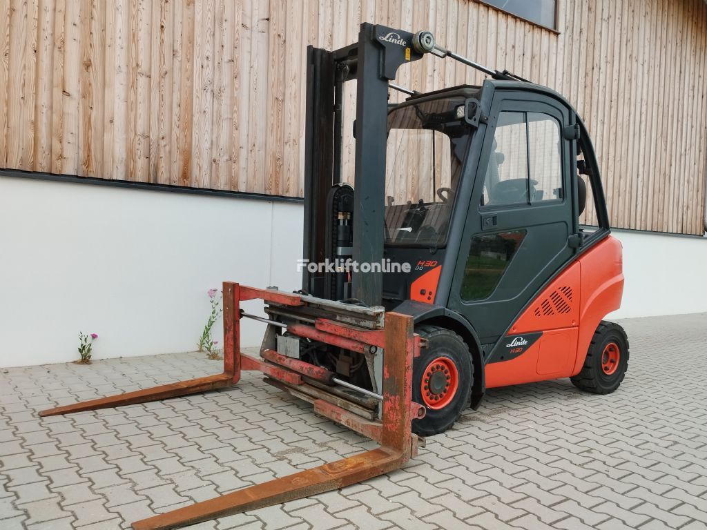 дизельный погрузчик Linde H 30 Diesel Duplex Zinkenverstellgerät