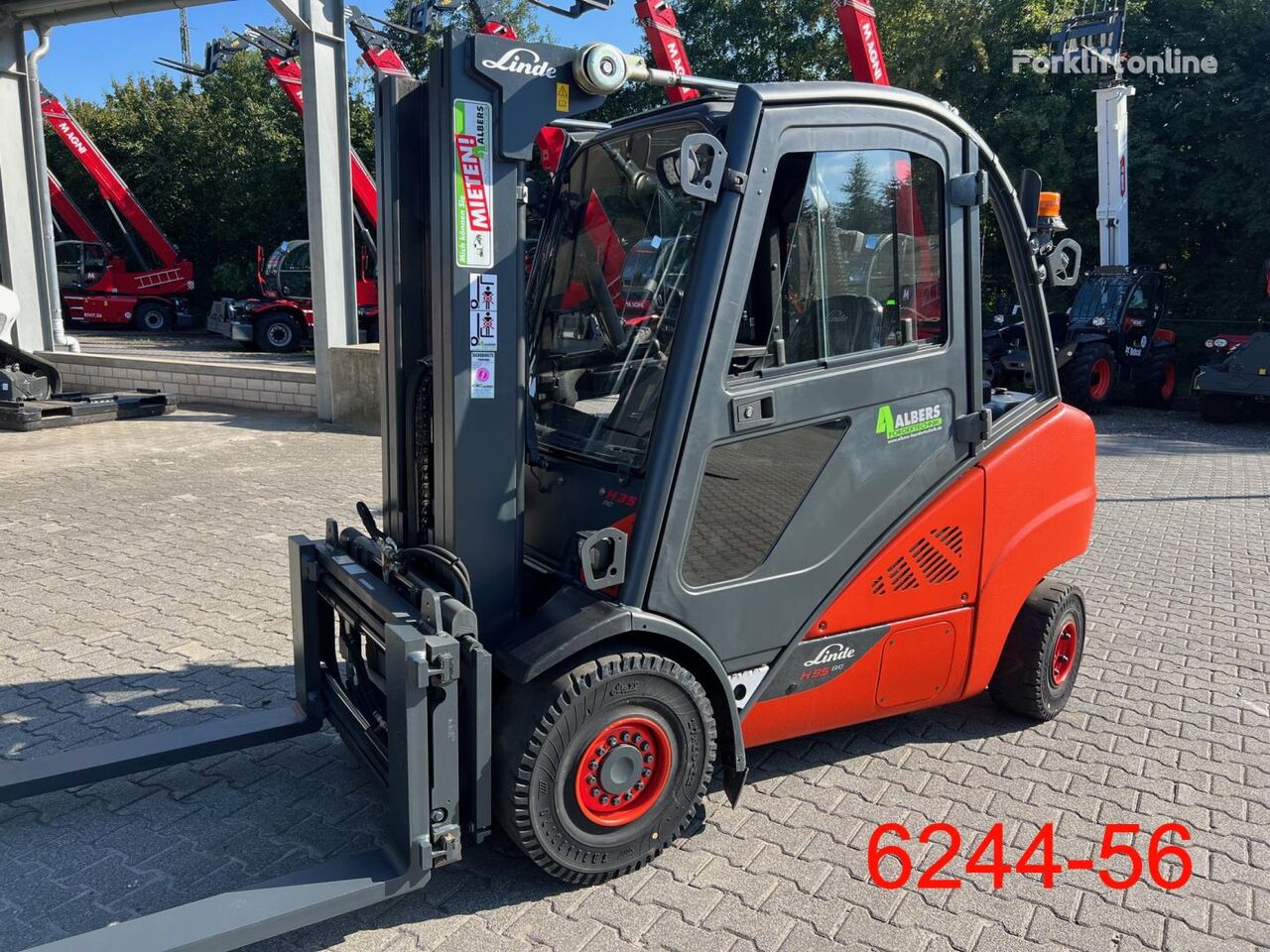 Linde H 35 D 02 EVO dieselkäyttöinen trukki