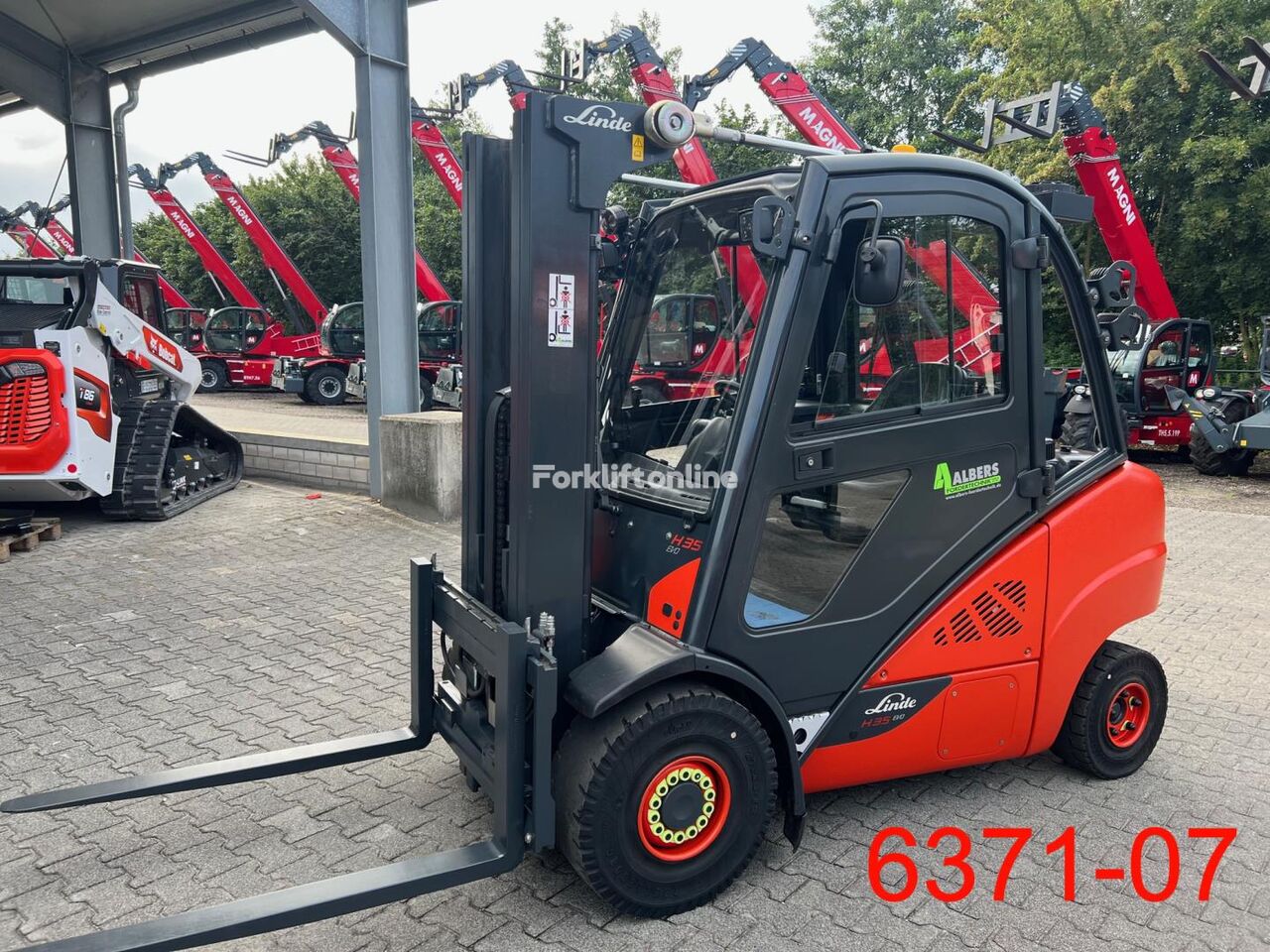 Linde H 35 D 02 EVO diesel gaffeltruck