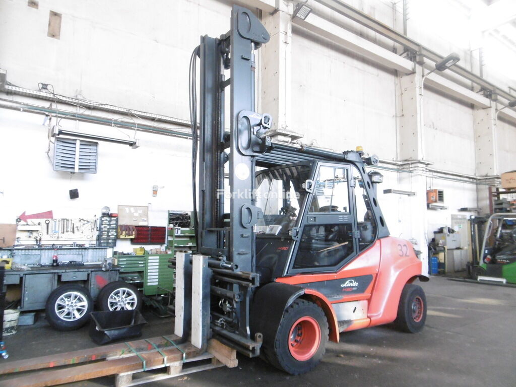 Linde H 80 D 900 / 396 diesel forklift