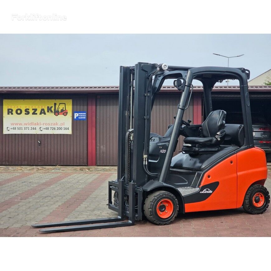 Linde H20D dieseldriven gaffeltruck