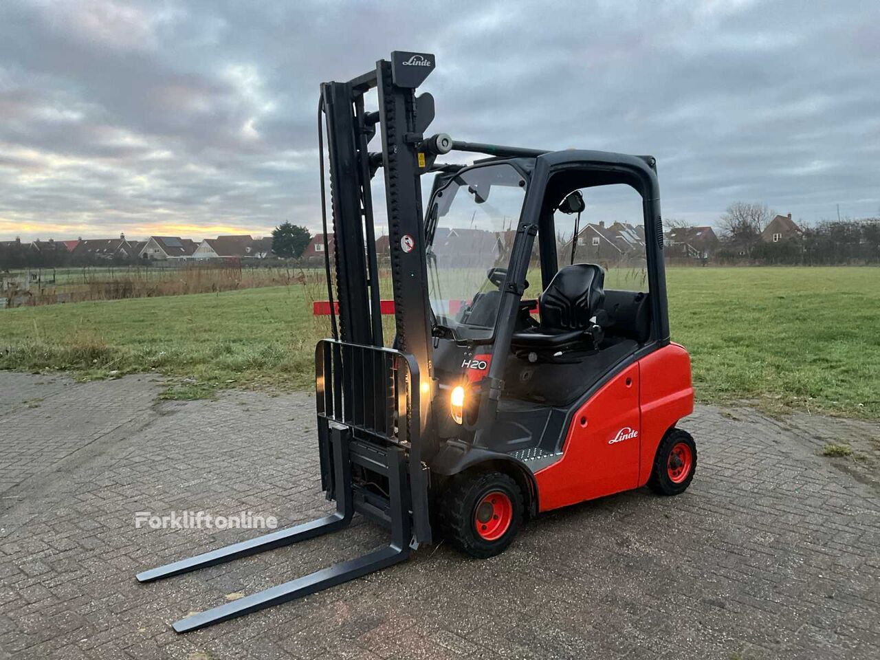 Linde H20D-01 diesel forklift