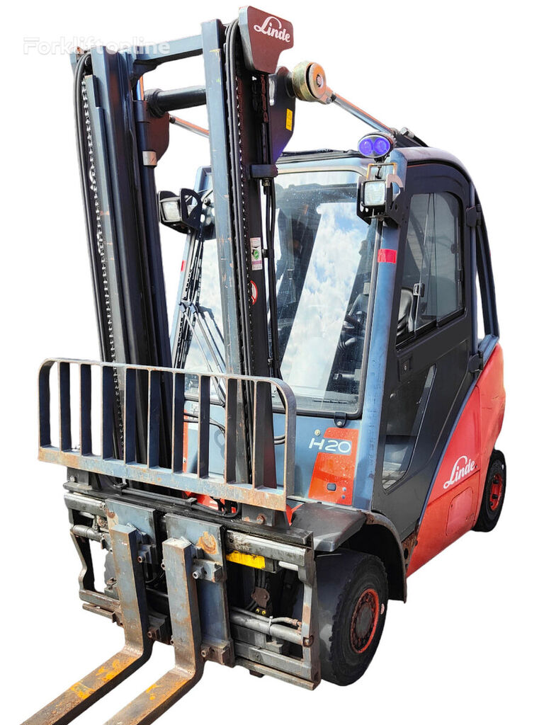 Linde H20D 392 diesel forklift