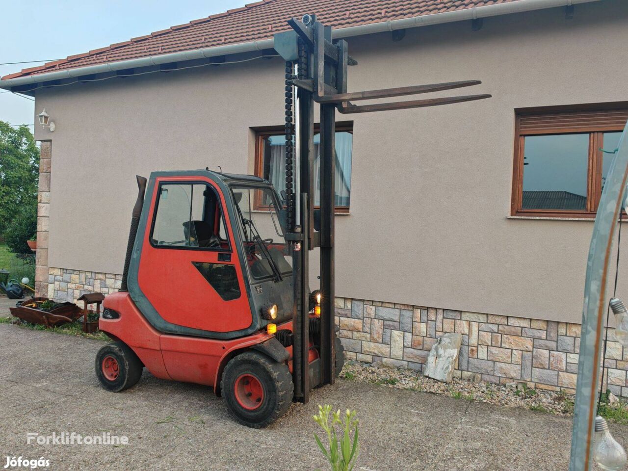 Linde H30D diesel forklift