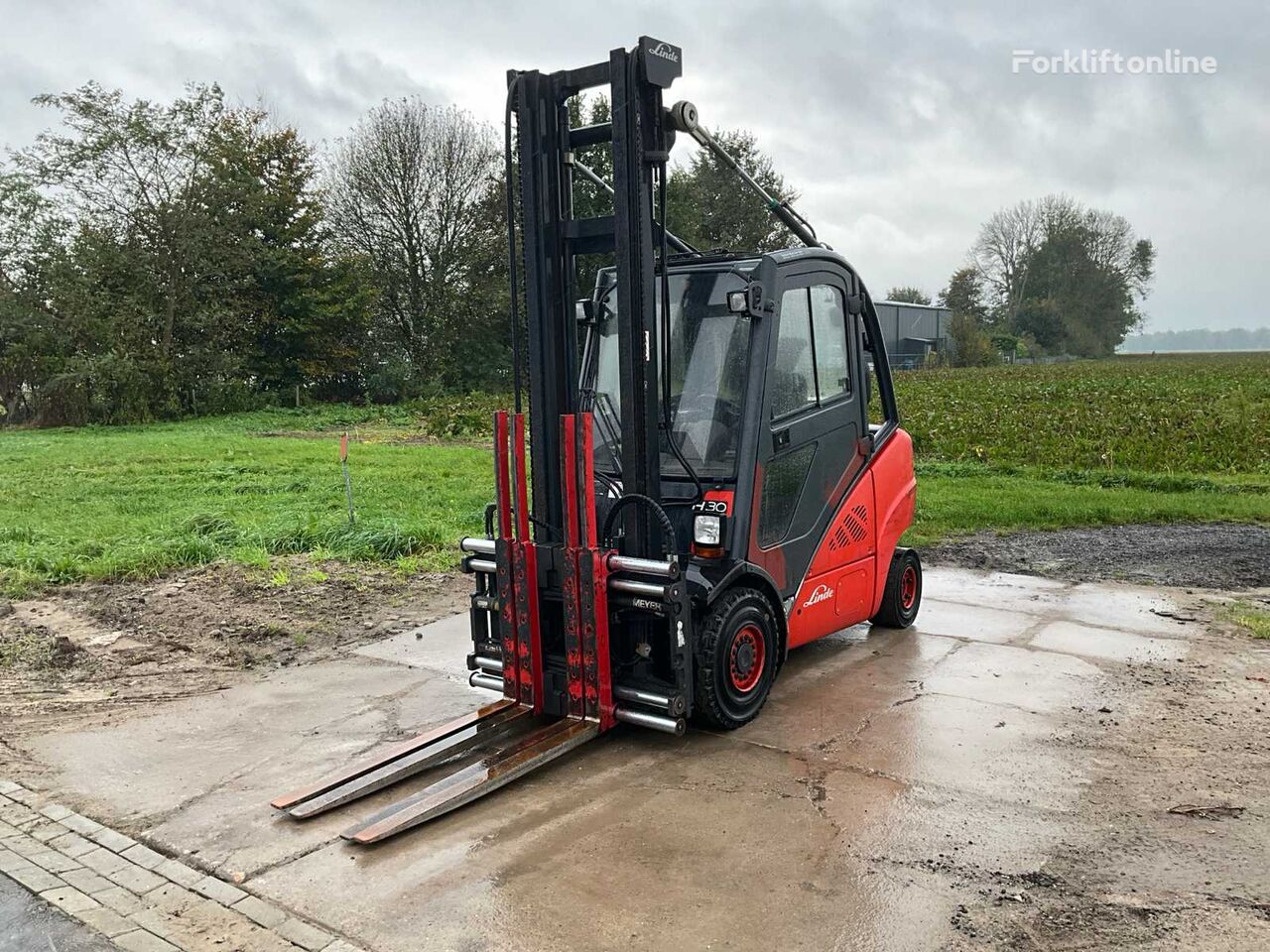 Linde H30D-01 diesel forklift