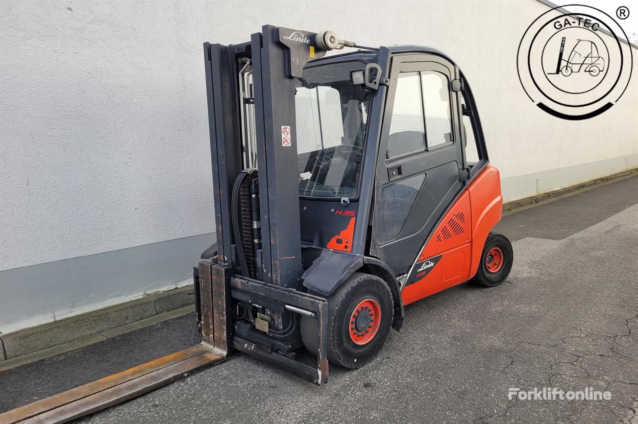 Linde H35D-01 diesel forklift