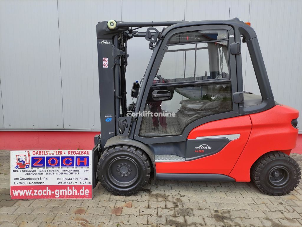 Linde H35D-01-1202 diesel forklift