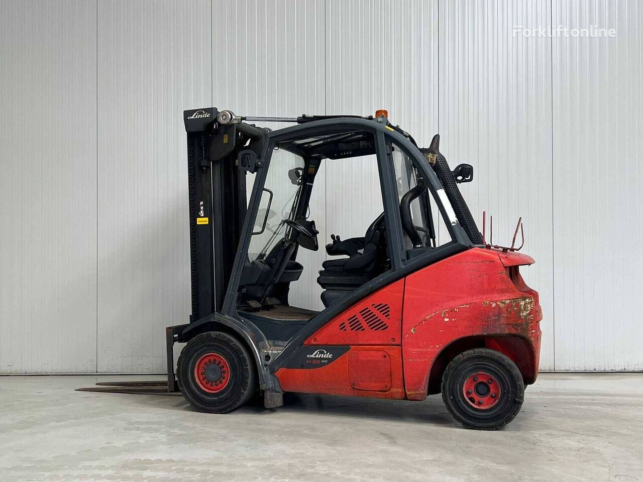 Linde H35D-02 diesel forklift