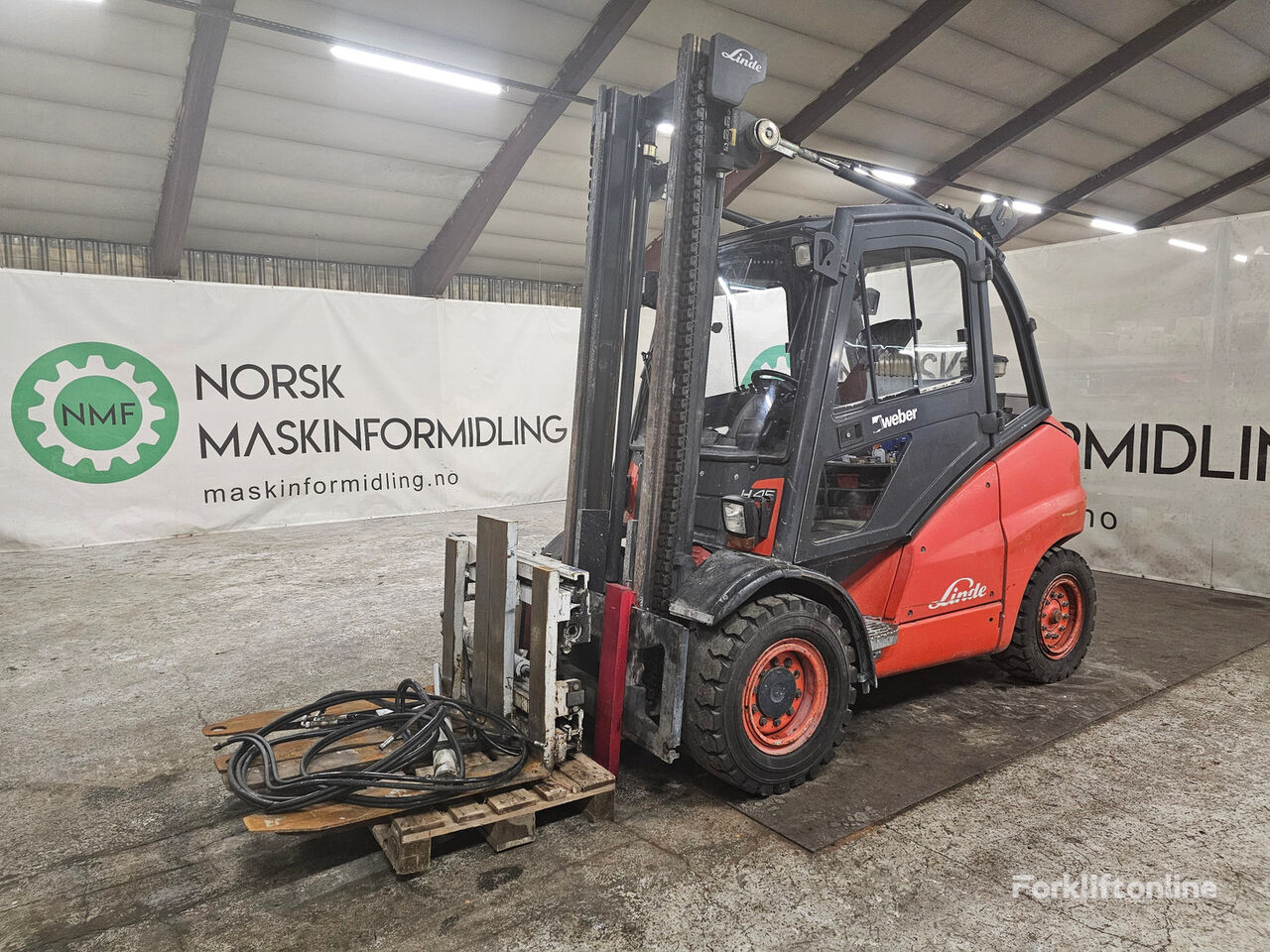 Linde H45D diesel forklift